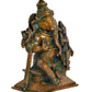 Brass Ganesha with Siddhi Idol - Hindu Deity Statue for Home Temple (Height : 7 inch)