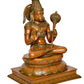 Brass Hanuman Ji Blessing Idol - Hindu Deity Statue for Home Temple (Height: 18 Inch)