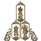 Brass Vishnu Dashavatara Ten Avatars of Vishnu Wall Hangings for Home Temple Office Mandir, (Height: 29 Inch)