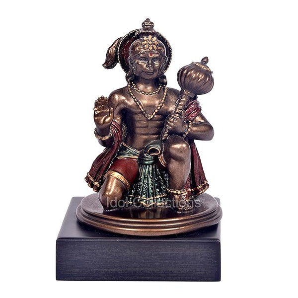 Polyresin Hanuman Ji Idol Hanuman Statue Religious Statue Height 4 Inch