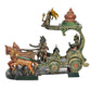 Brass Arjun Rath Idol (Height 14 Inch)
