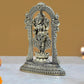 Bronze Lakshmi Standing on Lotus Laxmi Statue Figurine Home Temple Pooja (Height: 4.5 Inch)