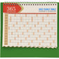 Table Calendar 2025 Radha Madhav Table Top Desk Standing Calendar For Home and Office Table Calendar |12 Months| (Size 8.5 x 9 Inch)