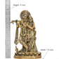 Brass Radha Krishna Idol Statue for Home Decor and Pooja Mandir Office Decor (Height 11 Inch)