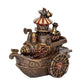 Resin Steampunk Gondola Statue for Home Decor (Height: 7 Inches)