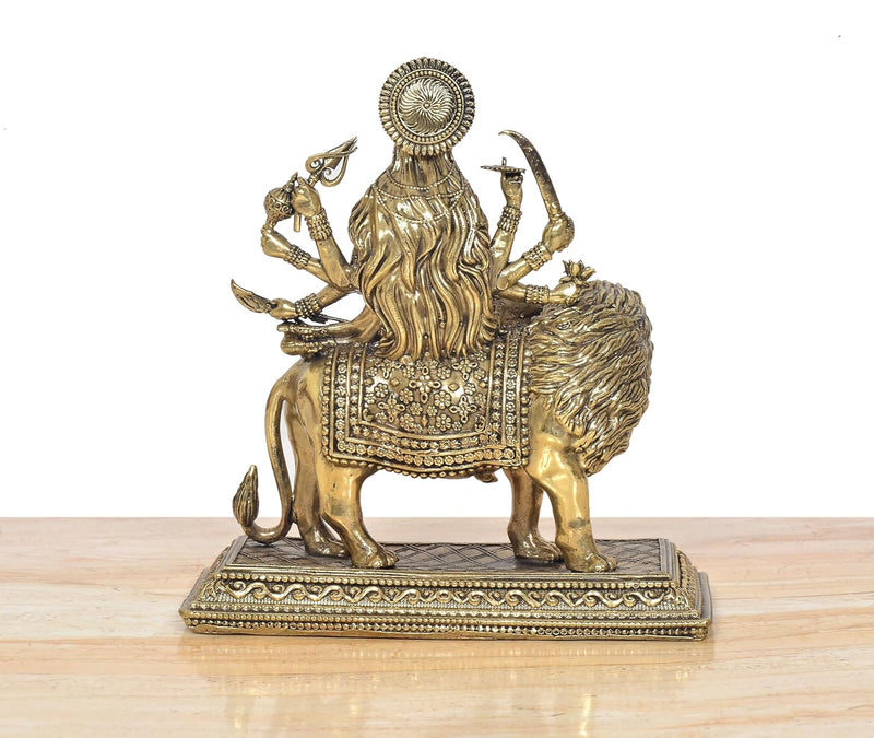 Bronze Durga Maa Statue (Height: 6 inch)