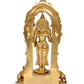 Brass Lakshmi Laxmi Statue Standing Idol Murti for Home Temple Office Mandir, (Height: 9.5 Inch)