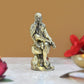 Fine Brass Shirdi Sai Baba Statue Idol Sai Baba Religious Statue for Home Decor Mandir Pooja (Height: 4 Inch)