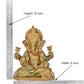 Brass Lord Ganesha Idol (Height 10 Inch)