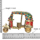 Brass Auto Rickshaw Tuk-Tuk Indian Vehicle Showpiece for Home and Office Decor Decorative Sculpture Figure (Height: 4 Inch)