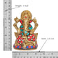 Brass Lord Ganesha Idol Statue Decorative Sculpture for Home Office Mandir Pooja Showpiece (Height 5 Inch)