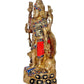 Brass Shiva and Parvati (Ardhanarishvara) - Brass Statue Idol Murti (Height : 13" inch)