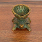 Bronze Tortoise with Oil Lamp Diya Statue (Height: 3 CM)
