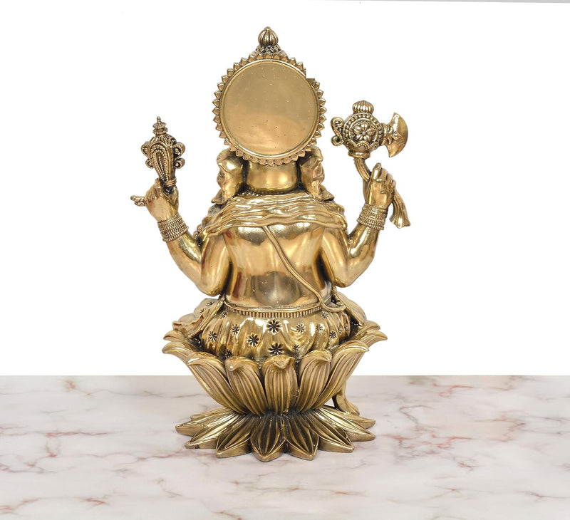 Bronze Lord Ganesha Idol (Height: 10 Inch)