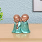 Resin Little Laughing Buddha Monk Sculpture (Height 4.5 Inch)