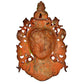 Brass Tibetan Buddha Brass Statue Mask Temple | Height : 12 Inches | Wall Hanging Mask