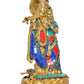 Brass Radha Krishna Idol Statue for Home Decor and Pooja Mandir Temple Office Decor (Height 11 Inch)