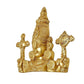 Brass Lord Tirupati Balaji Bust with Vaishnava Symbols Wall Hanging Home Temple Office Figurine Height: 6 Inch