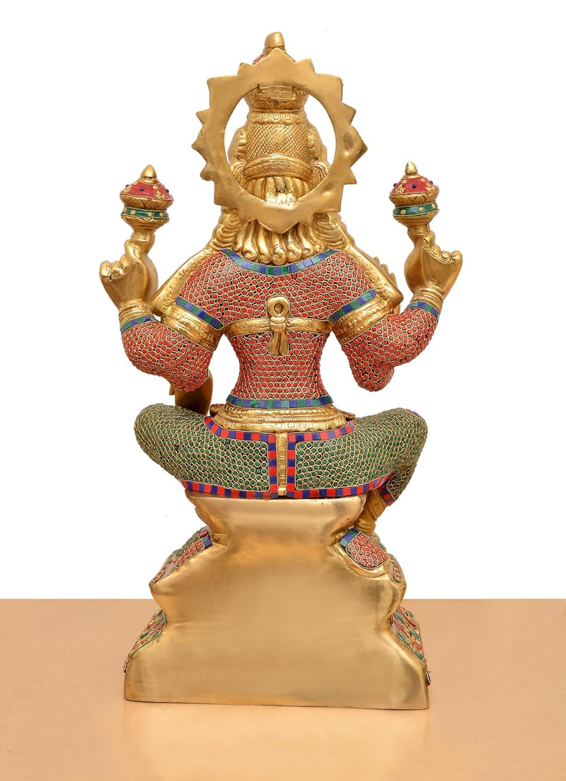 Brass Goddess Big Size Lakshmi Idol (Height: 29 Inch)