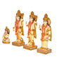 Resin Ram Darbar for Home Bhagwan Ram ji with Sita Laxman Hanuman Idol Statue Large Size Dust Marble for Home Decor Mandir Temple in Resin (Height : 10 Inch)