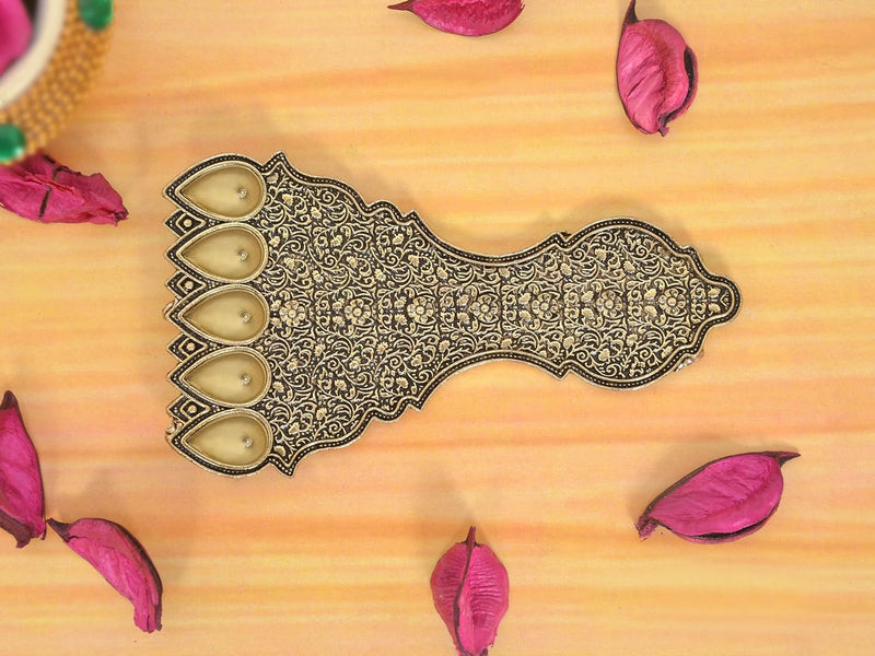 AONA Bronze Panchmukhi Aarti | Pancharati