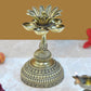 Bronze Lotus Oil Lamp Diya for Home Decor Room Office Diwali Pooja Gift Decoration Showpiece (Height 6 Inch)