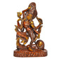 Brass Shiva and Parvati Dancing Ardhanrishvara Murti Religious Statue for Home Temple Decor (Height : 17 inch)