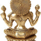 Brass Goddess Lakshmi Murti Idol Statue, Height: 9 inches