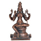 Copper Goddess Rajarajeshvari Idols, Tripura Sundari Murti, Lalita Devi, Rajarajeshwari Sculpture, Raj Rajeshvari Statue,(Height : 6.5 inch)