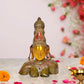 Brass Goddess Parvati Bust Statue for Home Decor Pooja Mandir (Height 10 Inch) (Multicolor)