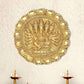Brass Panchmukhi Ganesha Wall Hanging (Height 11 Inch)