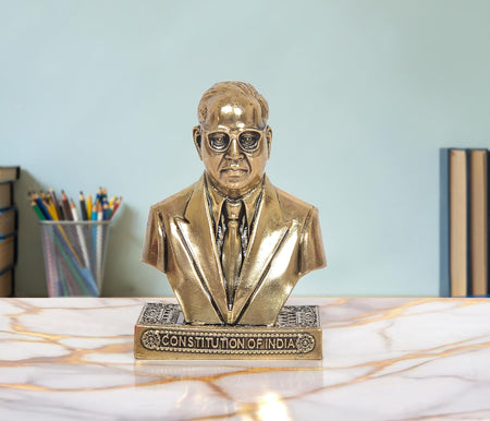 Superfine Brass Dr. B.R. Ambedkar Statue (Height: 4 Inch)