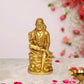 Brass Shirdi Sai Baba Statue Idol Sai Baba Religious Statue (Height: 6 Inch)