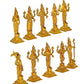 Dasavatharam of Lord Vishnu Statues Ten Incarnations Avatars Idol Murti for Mandir Puja Temple,Hight: 6" Inches