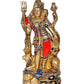 Brass Shiva and Parvati (Ardhanarishvara) - Brass Statue Idol Murti (Height : 13" inch)