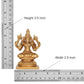 Brass Varahi Vishnu Avtaar Idol Figurine Sculpture Showpiece Home Temple Office Golden (Height 3.5 Inch)