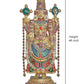 Brass Lord Tirupati Bala Ji Big Idol Statue for Home Temple Office Decor Figurine Showpiece (Height 46 Inch)