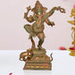 Brass Lord Dancing Ganesha Murti - Religious Statue for Home Temple (Height 19 Inch)