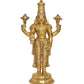 Brass Lord Tirupati Bala Ji Idol Statue Home Temple Office Figurine Showpiece Multicolour (Height 18 Inch)