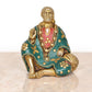 Brass Shirdi Sai Baba Statue Idol Sai Baba Religious Statue (Height: 5 Inch)