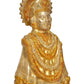 Brass Baba Khatu Shyam ji Idol Statue Showpiece for Home Decor and Pooja Decoration (Height:11.5 Inch)