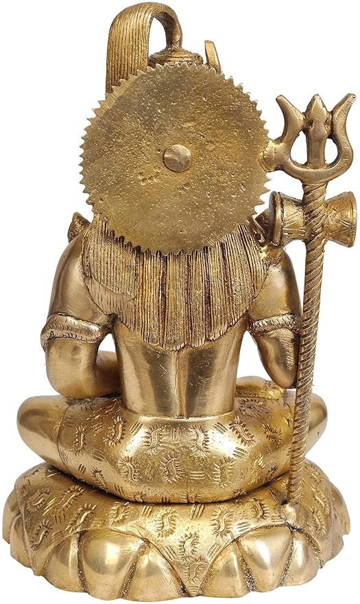 Brass Shiv ji Ki Murti for Home Pooja Brass Shiva Statue Brass Shiva Idol Shivaji Height 9.5 Inch Craft Detail