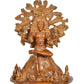 Brass Dakshinamurti Shiva Statue for Home Decor Temple Office Mandir, (Height: 12 Inch)