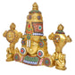 Brass Lord Tirupati Bala Ji Idol Statue for Home Temple Office Decor Figurine Showpiece Multicolour (Height 16 Inch)