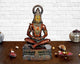 Brass Lord Hanuman Yoga Pose Decorative Idol Statue (Height: 14.8 Inches)