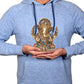 Brass Ganesh Statue Handcrafted Lord Ganesha Idol for Home Decor and Pooja - Hindu God Ganapati Figurine (Height 6.5 Inch)