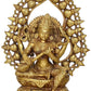 Brass Maa Saraswati Statue Handcrafted Hindu Goddess Saraswati Idol for Home Decor and Pooja Statue (Height 10.5 Inch)