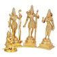 Brass Shri Ram Darbar Statue Idol Ram Darbar Rama Height 8 inch