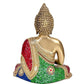 Brass Buddha Statue Idol Buddha Religious Statue, Height 18 Inch