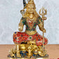 Brass Lord Shiva Sculpture, Height : 18 Inches